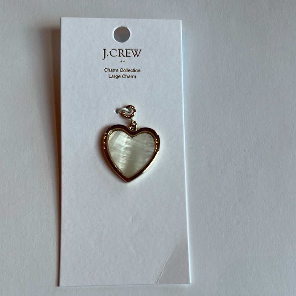 J. Crew Gold Heart Necklace Minimalist Design